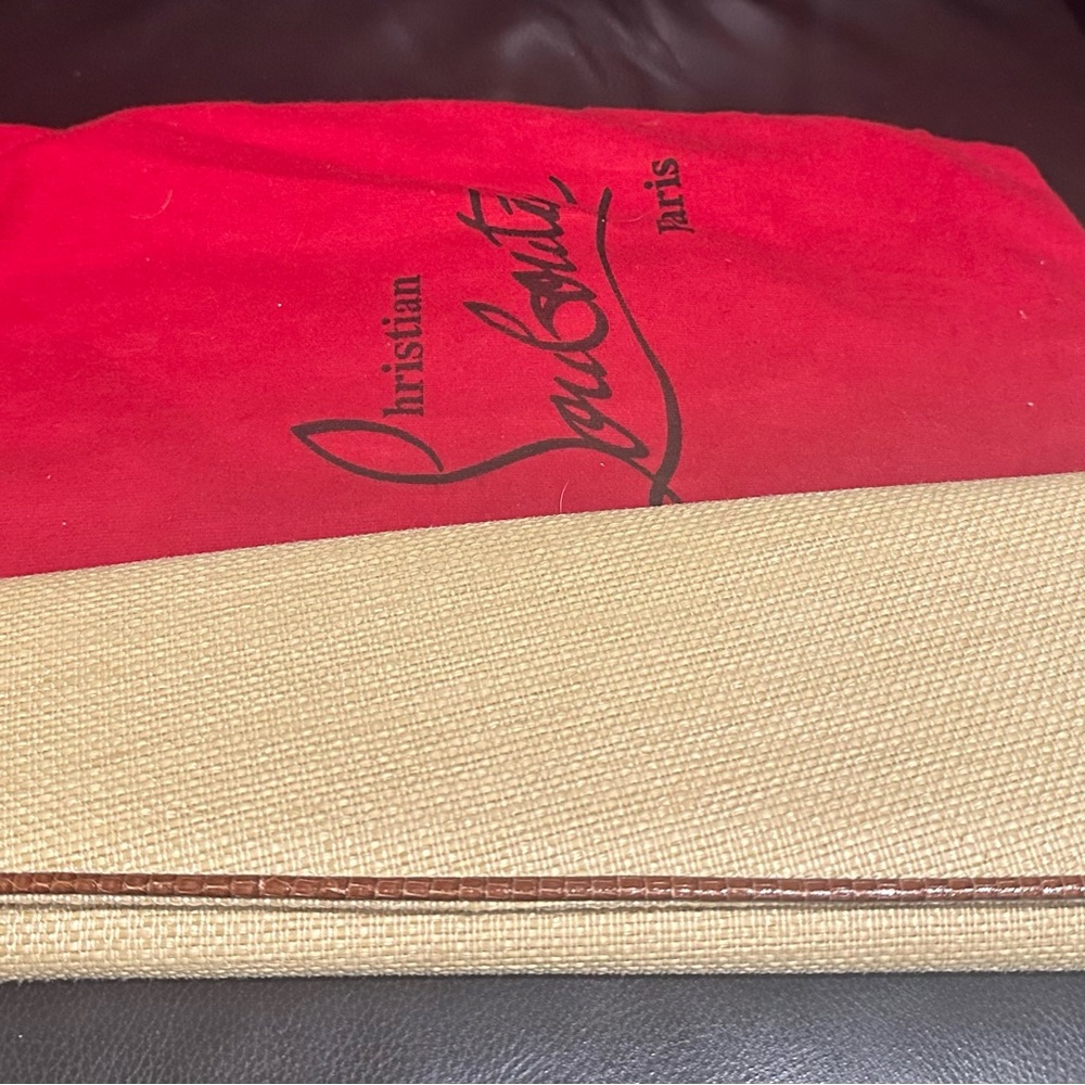 Christian Louboutin clutch bag